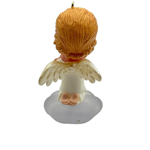 Hallmark Keepsake Angel Ornament Marys Angels Poinsettia 2013 #26 Flower Christm - Picture 4 of 6